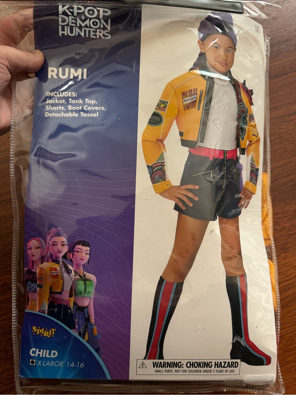 Spirit K-Pop Demon Hunters Rumi Kids Costume - Yellow, Black, Pink, Blue
